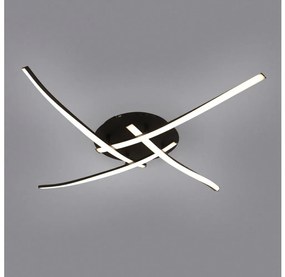 Brilagi - Plafoniera LED STRIPES LED/32W/230V nera