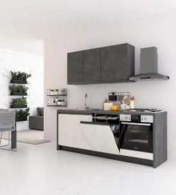 Cucina completa 210cm Aisha, perfetta per arredare un appartamento, B&amp;B o un Hotel