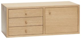 Mobile a sospensione in rovere naturale 50x20 cm Piccolo - Hübsch