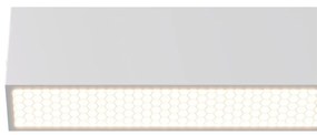 Plafoniera Lineare LED 40W 120cm, UGR11 con driver Philips Bianca o nera Colore Bianco Variabile CCT, Colore del corpo Bianco