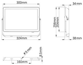 Philips - Proiettore LED da esterno PROJECTLINE LED/100W/230V IP65 4000K