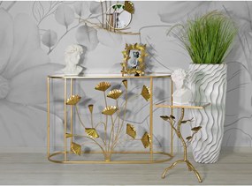 Consolle color oro 40x120 cm Flow - Mauro Ferretti