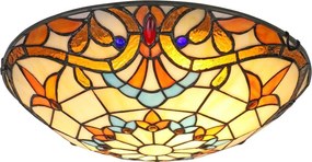 Brilagi - Plafoniera in stile Tiffany MIRABELLA 2xE27/60W/230V Ø 40 cm