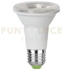 Lampadina led par20 e27 8w 640lm 3000k 40° 63x82mm 25000h cri80 kla...