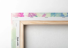 Stampa su tela – Fiori in acquerello rosa
