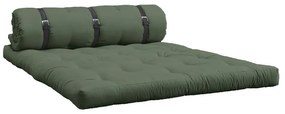 Divano variabile Verde oliva Buckle Up - Karup Design