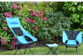 Sediada campeggio pieghevole blu 63 cm