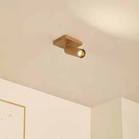 Arcchio Faretto da soffitto Brinja Slim, marrone, 1 lampadina, GU10 MR11 Slim Arcchio, dimmerabile, Marrone / Ruggine, Corridoio, Alluminio, Moderno, Faretto