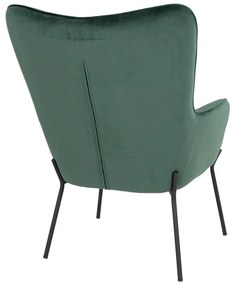 Poltrona in velluto verde Glasgow - House Nordic