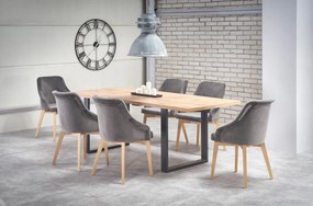 Tavolo allungabile Venom 160 in rovere - L160/210xl90xh74 cm