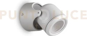 Xeno applique da esterno ip44 d.9cm grigio 1 luce attacco gu1