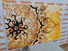 Stampa su tela – Mandala con tocco vintage