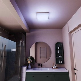 Plafoniera LED Regolabile 18W 24W 30W Quadrata CCT IP54 33x33 cm