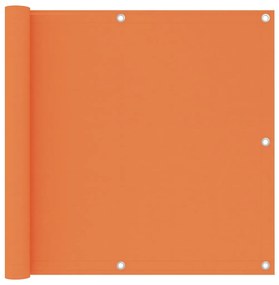 Paravento Balcone Arancione 90x400 Cm Tessuto Oxford /