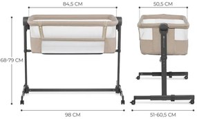 KINDERKRAFT - Culla per bambini NESTE UP 2 beige