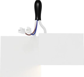 Plafoniera Quadrata da Soffitto 2xGX53 in Gesso - Serie ESSENZA