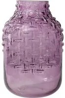 Vaso arredo vetro 28 cm viola