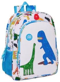 Zaino Scuola Algo de Jaime Bianco 33 x 42 x 14 cm