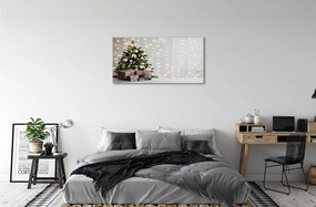 Quadro acrilico Decorazioni per regali degli alberi di Natale 100x50 cm