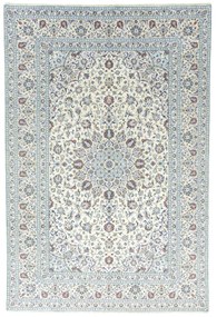 Kashan Tappeto 240x360 Beige (Iran) Annodato A Mano