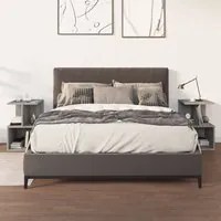 Comodini 2 pz Grigio Sonoma 35x35x55 cm in Legno Multistrato 815186