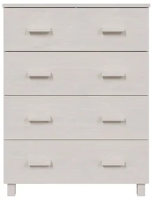 Credenza hamar bianca 79x40x103,5 cm in legno massello di pino