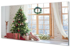 Rivestimento parete cucina Regali per l'albero di Natale 100x50 cm