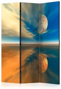 Paravento  Fly me to the moon [Room Dividers]  Colore Arancione, Dimensioni e Misure 135x172