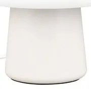 Lampada da tavolo bianca con paralume in vetro (altezza 27 cm) Steen - Trio