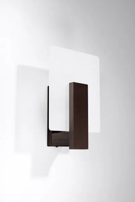 Sollux SL.1096 - Applique da parete LAPPO 1xE14/10W/230V wengé