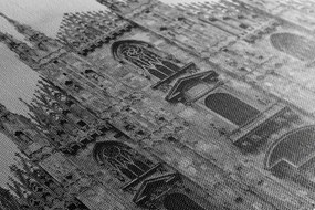 Stampa su tela – Cattedrale di Milano in bianco e nero