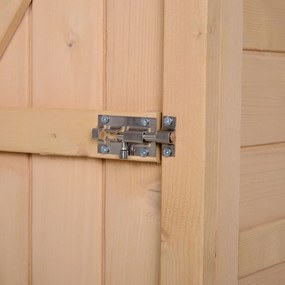Casetta Box da Giardino in Legno di Abete 75x56x115 cm...