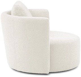 Sedia girevole bianca Nael - Interieurs 86