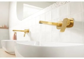 KFA Armatura 4529-810-31 - Miscelatore per lavabo da incasso MALAGA, finitura oro spazzolata