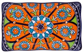 Vassoio Kaori ceramica rettangolare 20x20x2 cm