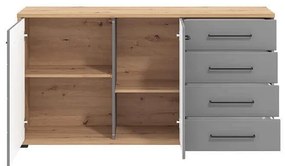 ELLIE - madia due ante quattro cassetti moderna