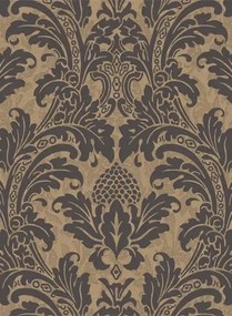 Cole & Son Carta da parati Blake - Black/ Gold