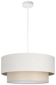 Lampadario a cavo NATIA 1xE27/60W/230V crema