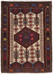 Hamedan Tappeto 150 x 110 (Iran) Annodato A Mano