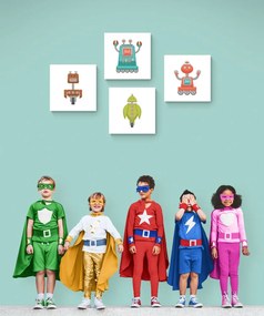 Set di quadri – Gruppo di robot