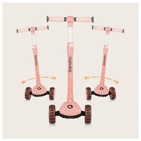 Lionelo - Per bambini scooter 2in1 FRANKY rosa