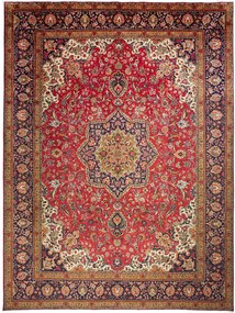 Tabriz Tappeto 300x410 Rosso (Iran) Annodato A Mano