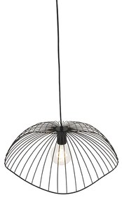 Lampada a sospensione di design nera 50 cm - Pua