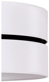 Duolla - Lampadario a sospensione con filo DUO 1xE27/15W/230V diametro 40 cm bianco/nero