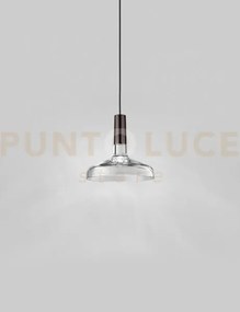 Scintilla sospensione g cristallo trasparente bronzo lucido 2 l3211...