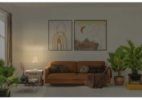 Ledvance - Lampada da tavolo DECOR RAFFIA 1xE27/15W/230V bastone di rafia