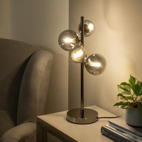 Brilagi-Vetro di ricambio per lampadario, applique e lampada MISTEL,MILLA diametro 15 cm fumé