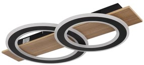 Globo 48038-40 - Plafoniera LED JAYDEN LED/40W/230V marrone