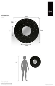 Specchio da parete ø 82 cm Sloane - Premier Housewares