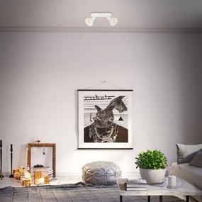 Briloner 2674-026 - Faretto RETRO 2xE14/25W/230V bianco